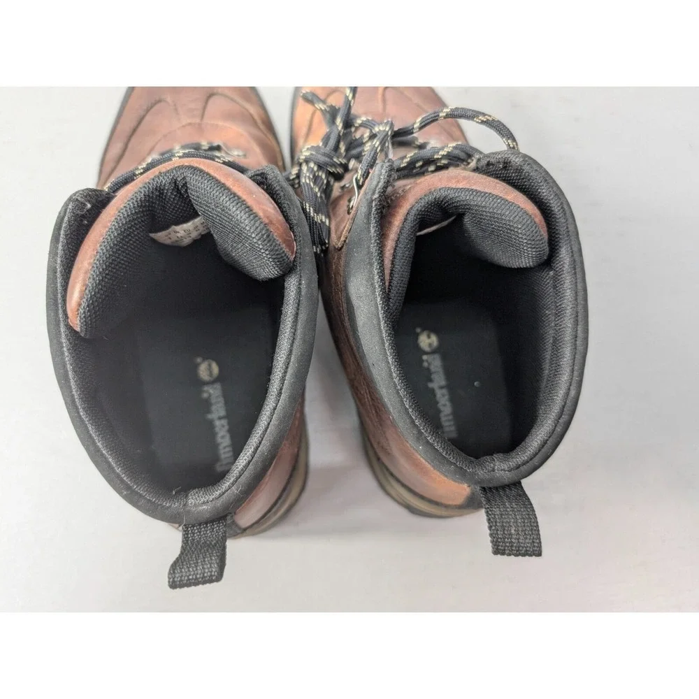Timberland Boots Youth Boys Size US6 Brown Leather‎ Shoes Hiking Outdoor 22913